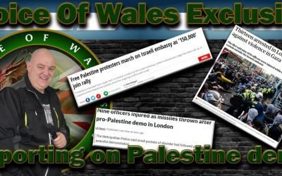 Voice Of Wales Reports on London Palestine Demonstration