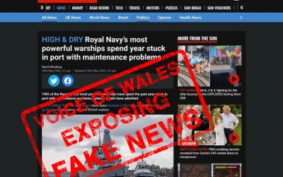 More fake reporting from The Sun News Paper