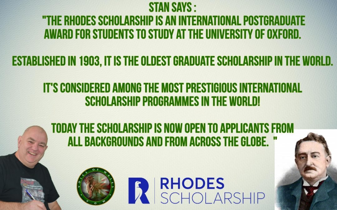 The Oldest Graduate Scholarship In The World.
