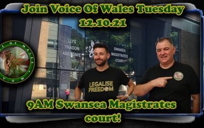 Join Voice Of Wales at court at 9AM 12.10.21