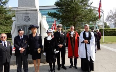 The Merchant Naval Memorial in Swansea