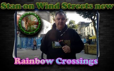 Stan on Swansea Wind Streets New Rainbow Crossings