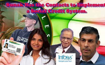 Sunak Has the Contacts to Implement a Social Credit System.