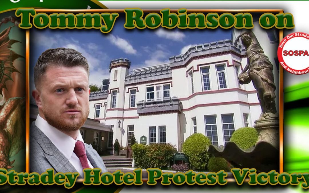 Tommy Robinson on the Stradey Hotel Protest Victory