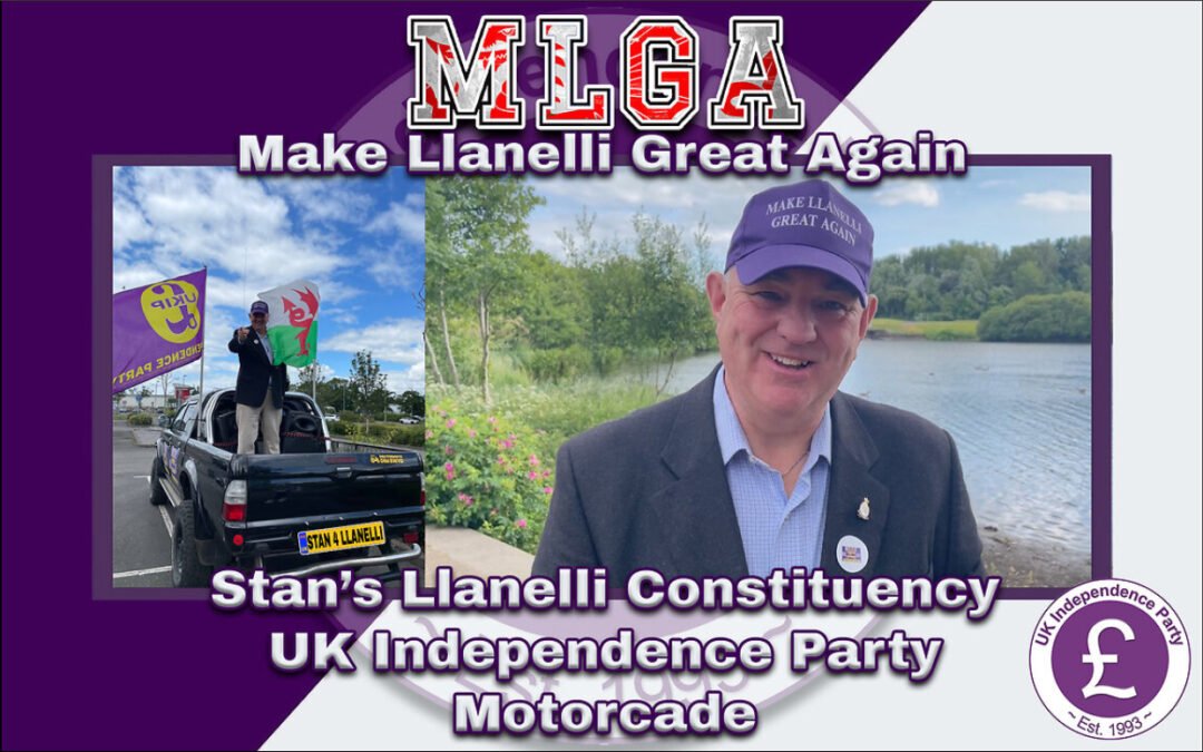 Stan’s Llanelli Constituency UK Independence Party Motorcade